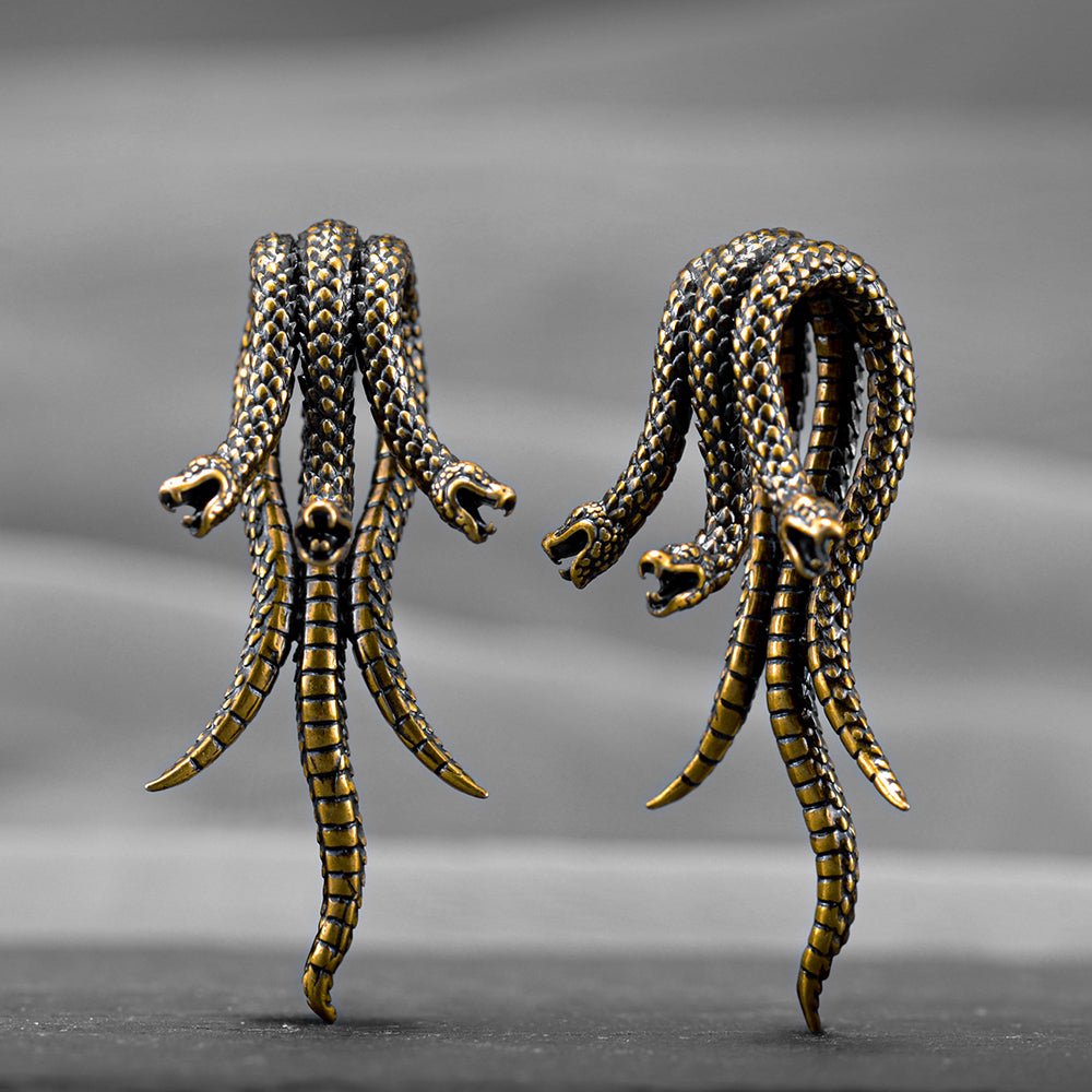 Trinity Snake Ear Hangers - PunkPlugs