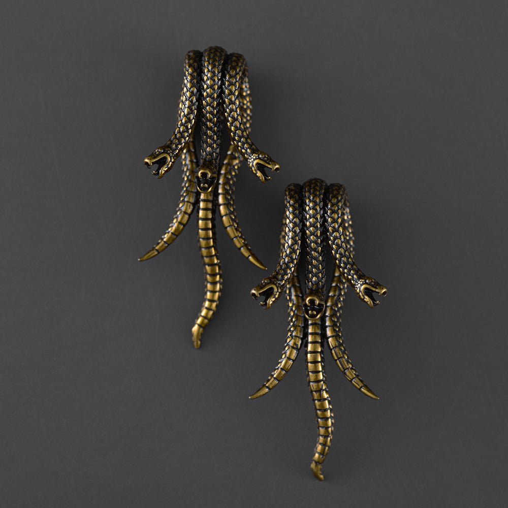Trinity Snake Ear Hangers - PunkPlugs