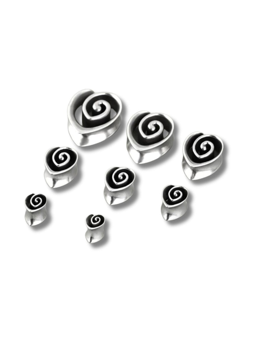 Punkplugs Twisted Spiral Ear Tunnels