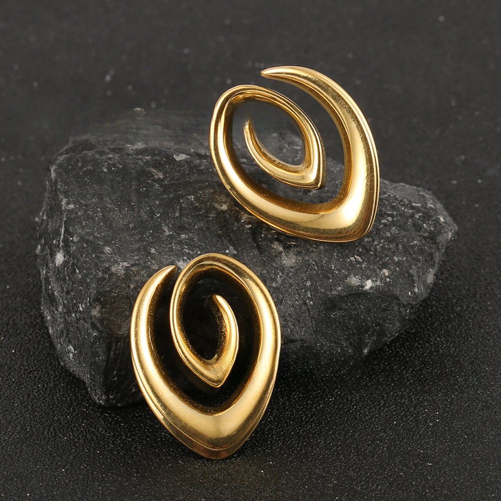 Punkplugs Twisted Spiral Ear Tunnels