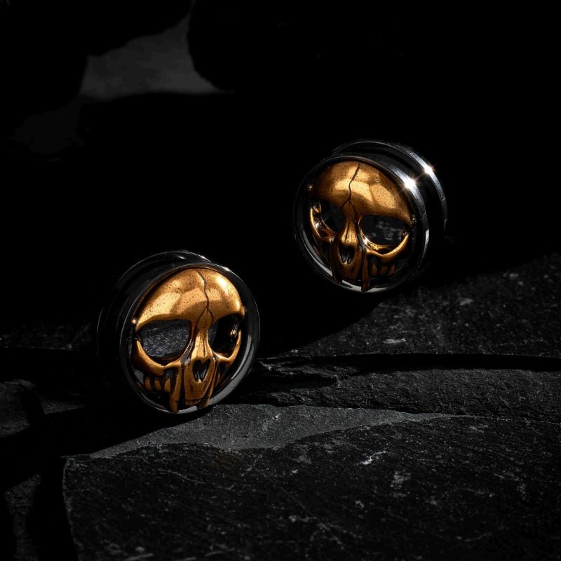 Punkplugs Skull Ear Tunnels