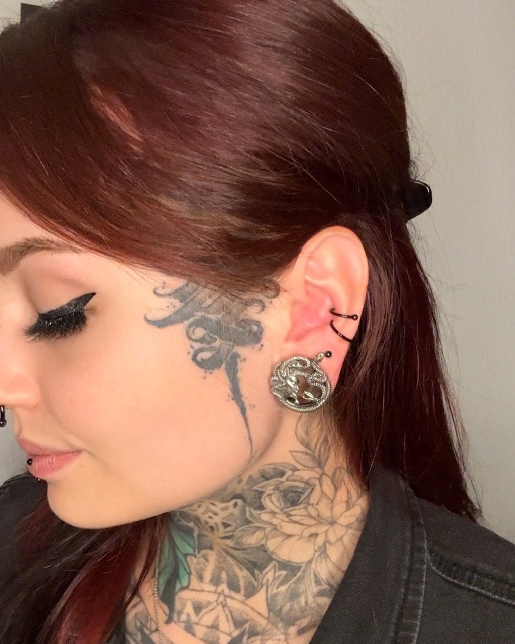 PunkPlugs Snake Head/Medusa Ear Tunnels