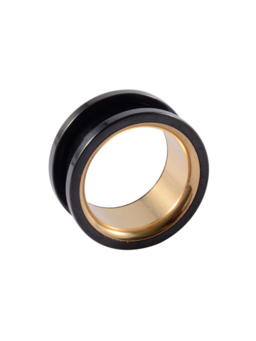 PunkPlugs Dual-Color Flate-Flared Ear Tunnels