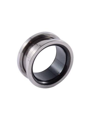 PunkPlugs Dual-Color Flate-Flared Ear Tunnels