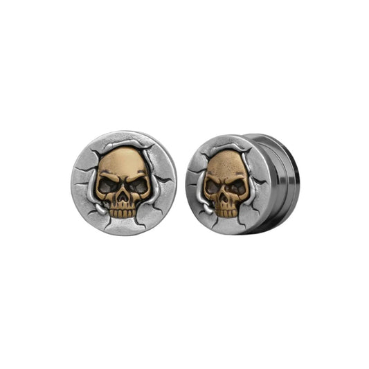 Clearance! Punkplugs Skull Ear Plugs