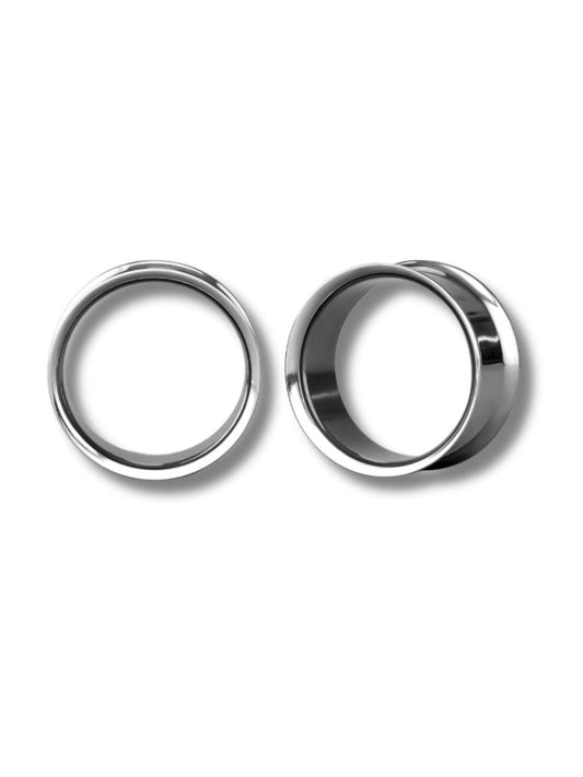 PunkPlugs Double-Flared Titanium Ear Tunnels