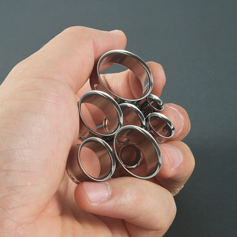 PunkPlugs Double-Flared Titanium Ear Tunnels