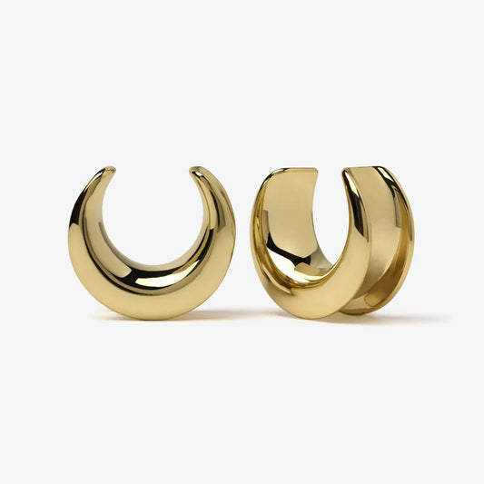 PunkPlugs Crescent Moon Ear Saddle for Stretched Ears
