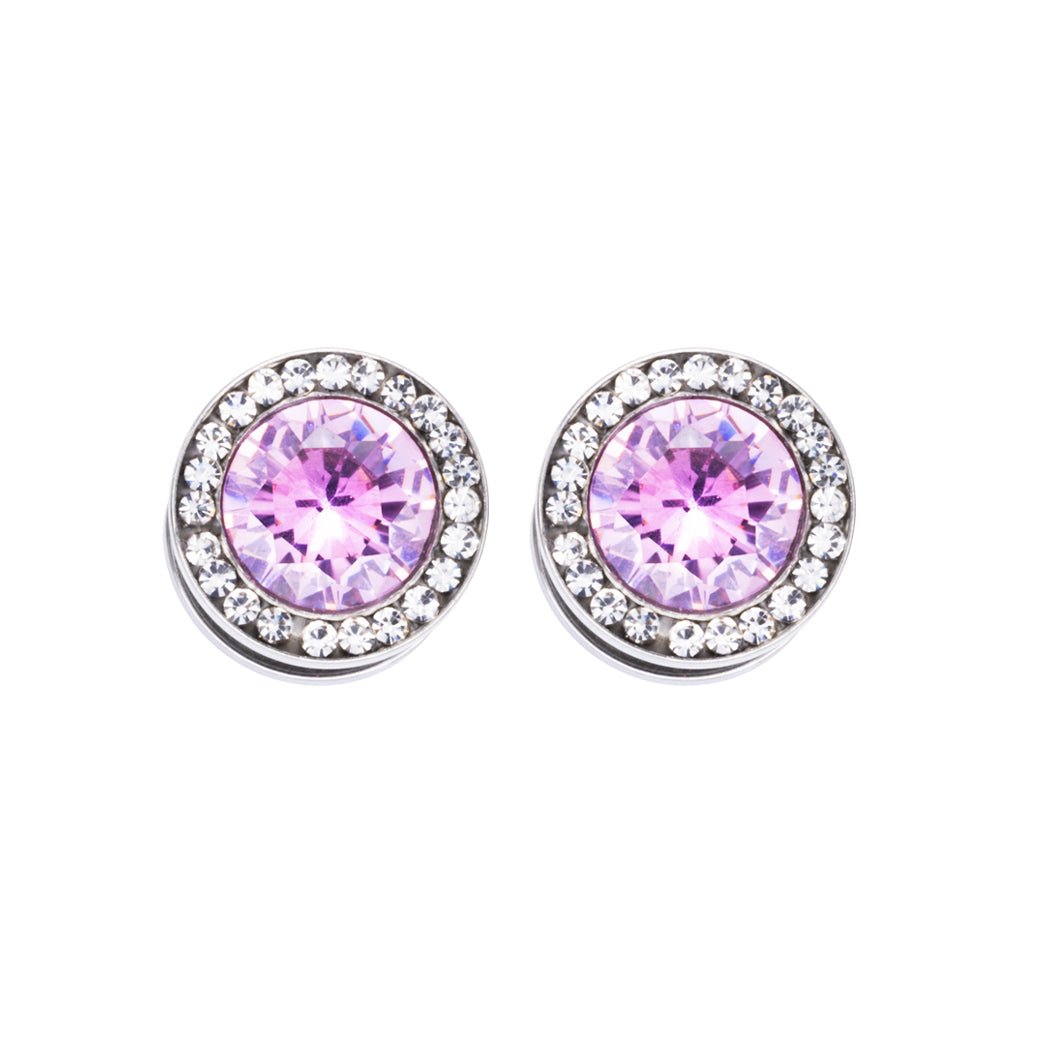 PunkPlugs Dazzling Convex Threaded Ear Plugs