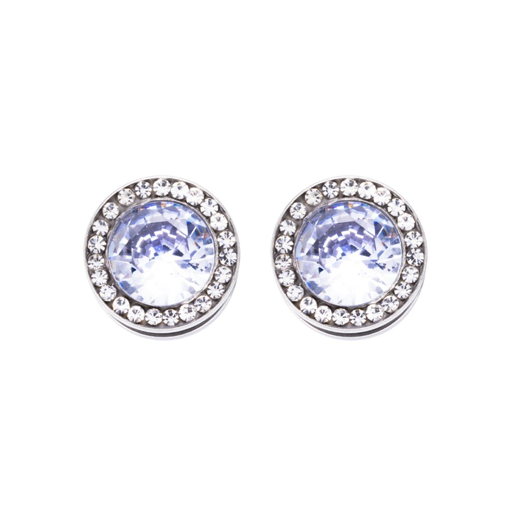 PunkPlugs Dazzling Convex Threaded Ear Plugs