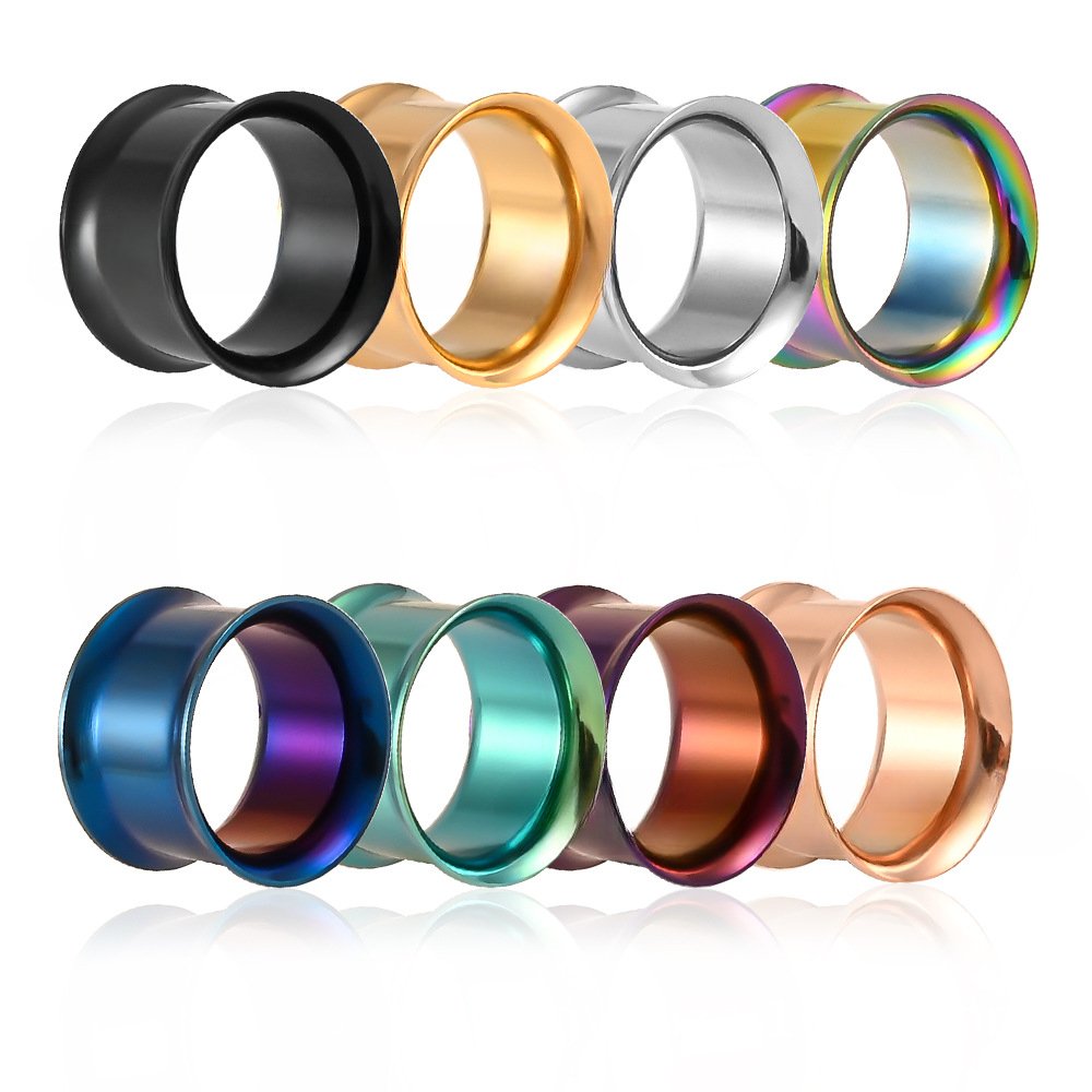PunkPlugs Double-Flared Basic Ear Tunnels Petite & Large Size