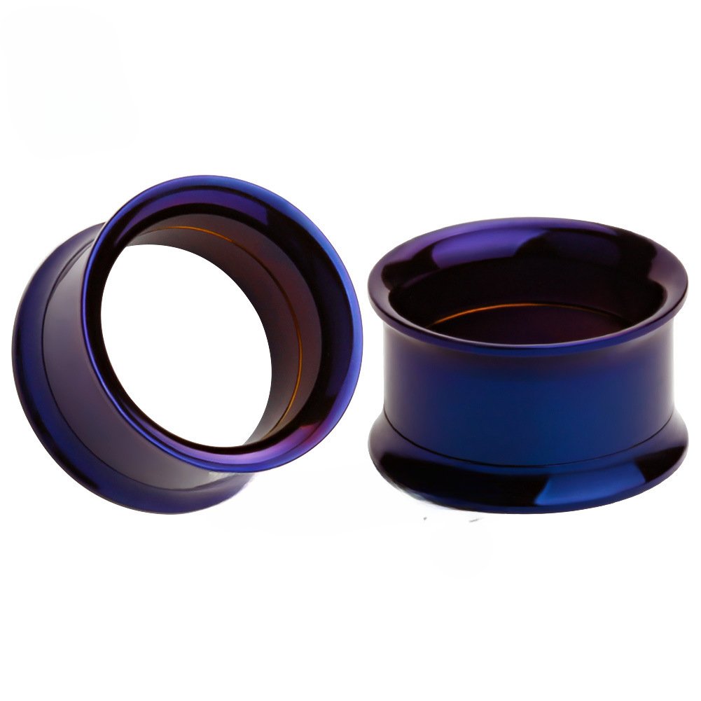 PunkPlugs Double-Flared Threaded Ear Tunnels - Customable