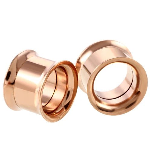 PunkPlugs Double-Flared Threaded Ear Tunnels - Customable