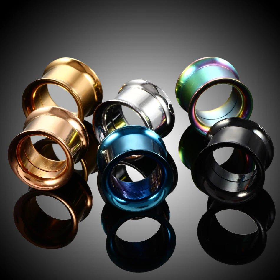 PunkPlugs Double-Flared Threaded Ear Tunnels - Customable
