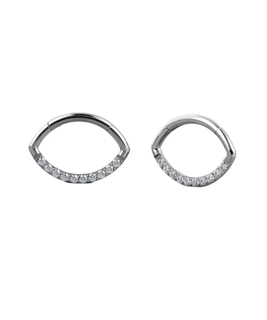 PunkPlugs Eye Shape Diamond Clickers
