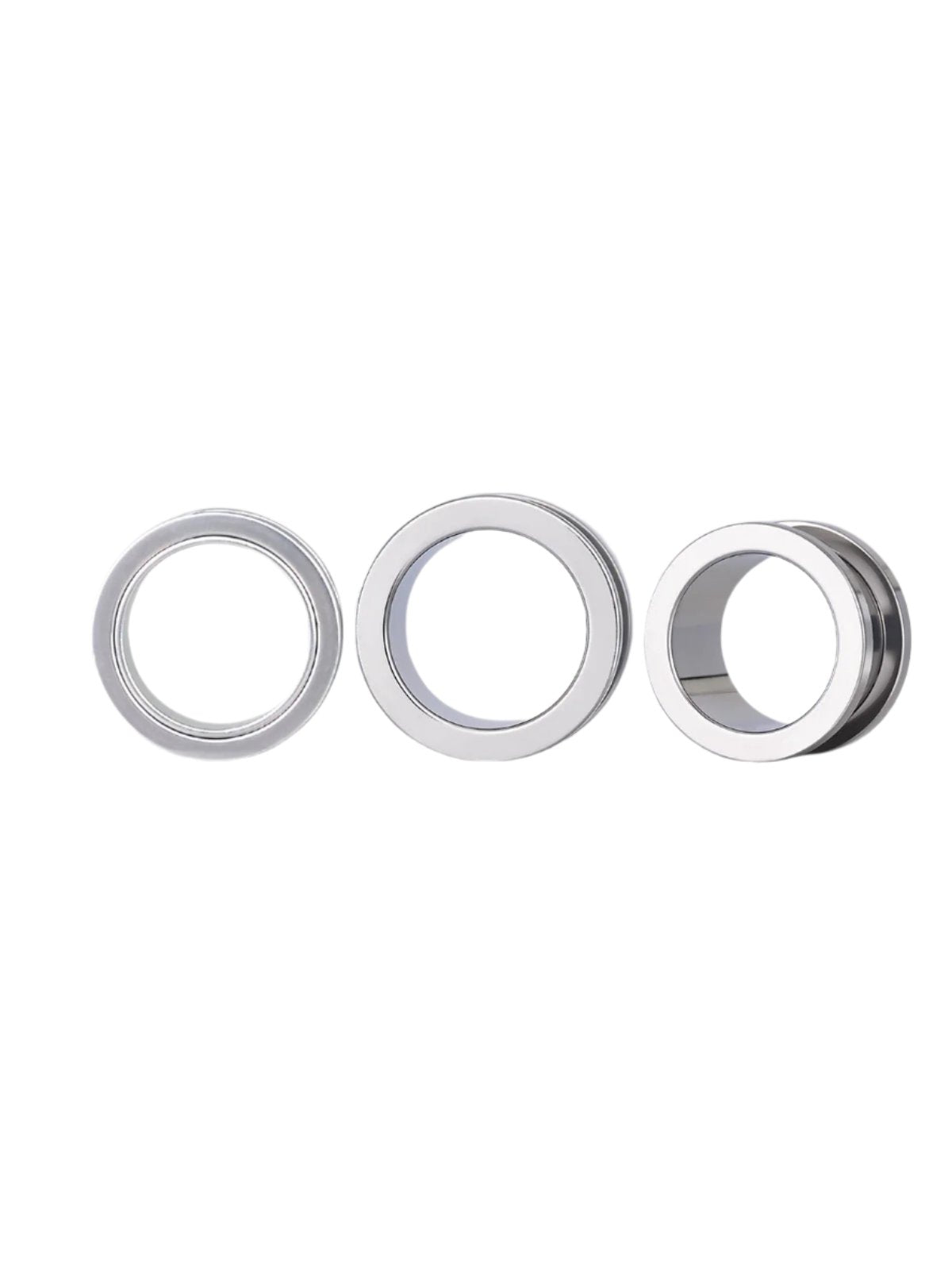 PunkPlugs Flat-Flared Threaded Ear Tunnels