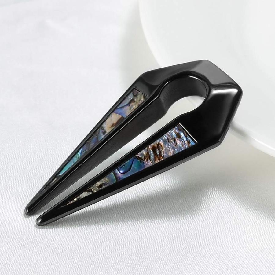 PunkPlugs Half Abalone Inlay Ear Hangers