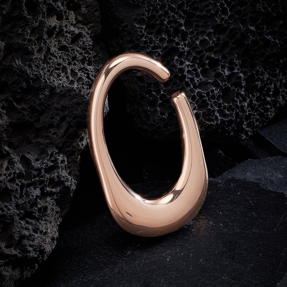 PunkPlugs Oval Stainless Ear Hangers