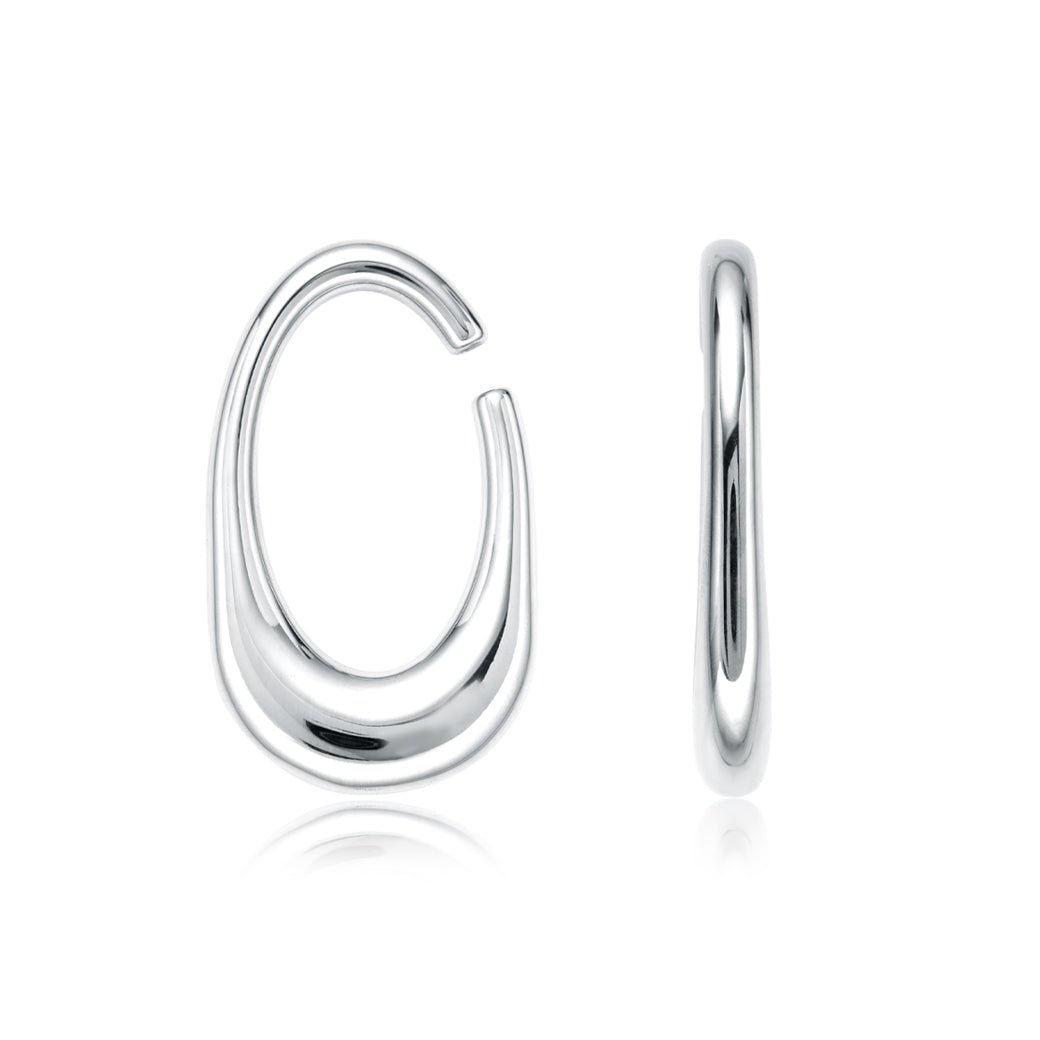 PunkPlugs Oval Stainless Ear Hangers
