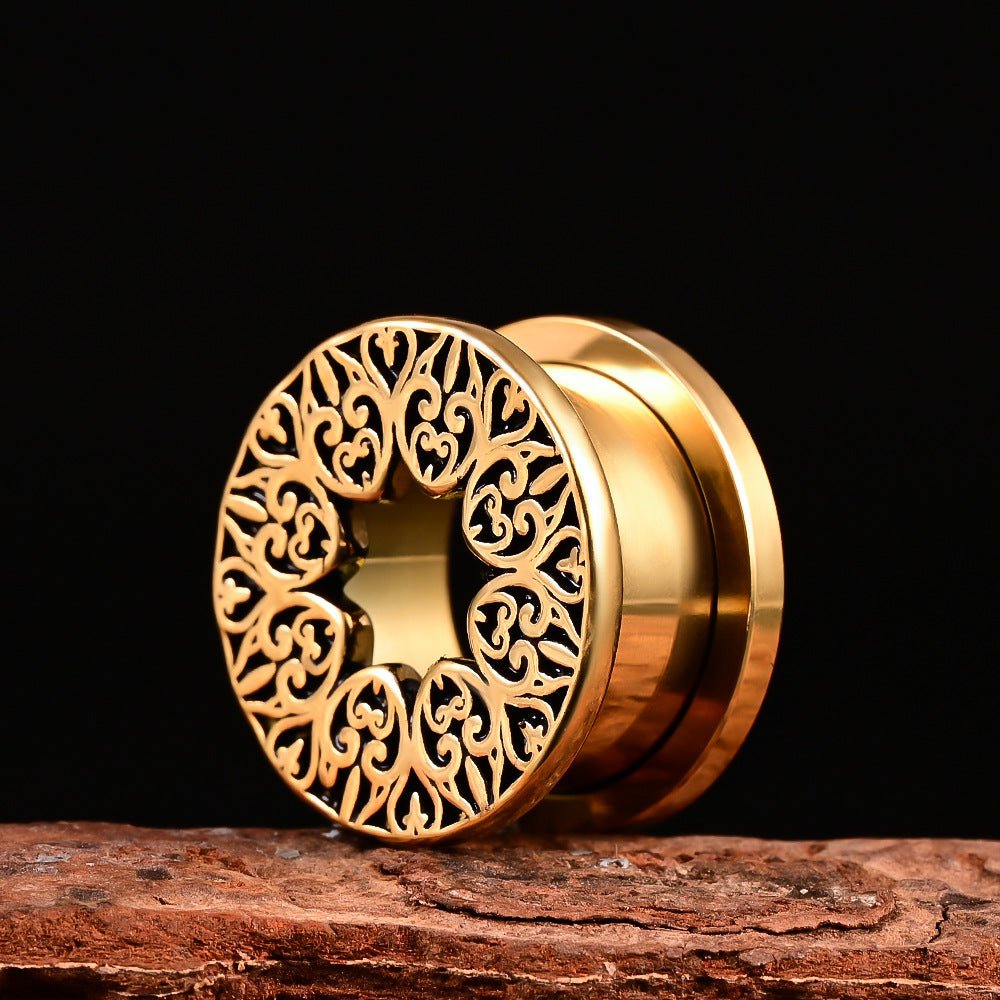 PunkPlugs Pattern del Fiore Ear Tunnels