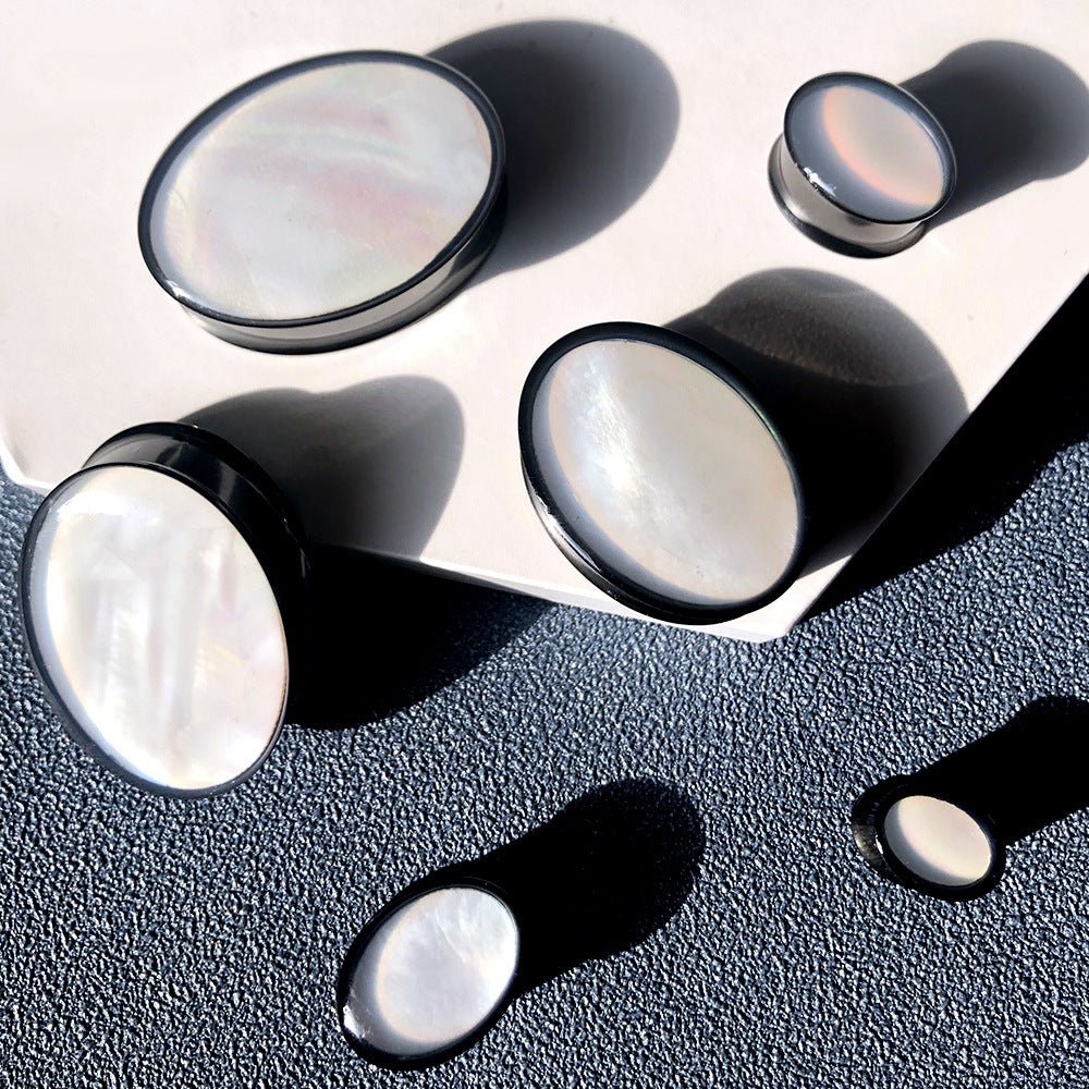 PunkPlugs Pearl Oval Ear Plugs