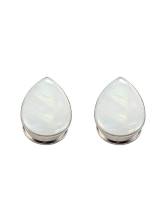 PunkPlugs Pearl Waterdrop Ear Plugs