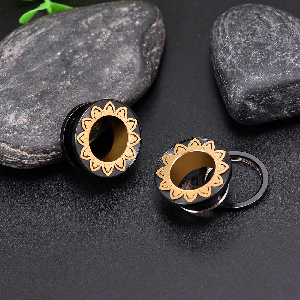 PunkPlugs Petal Rim Ear Tunnels