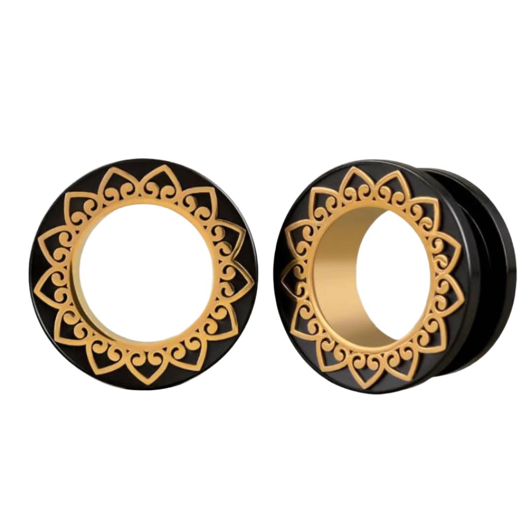 PunkPlugs Petal Rim Ear Tunnels