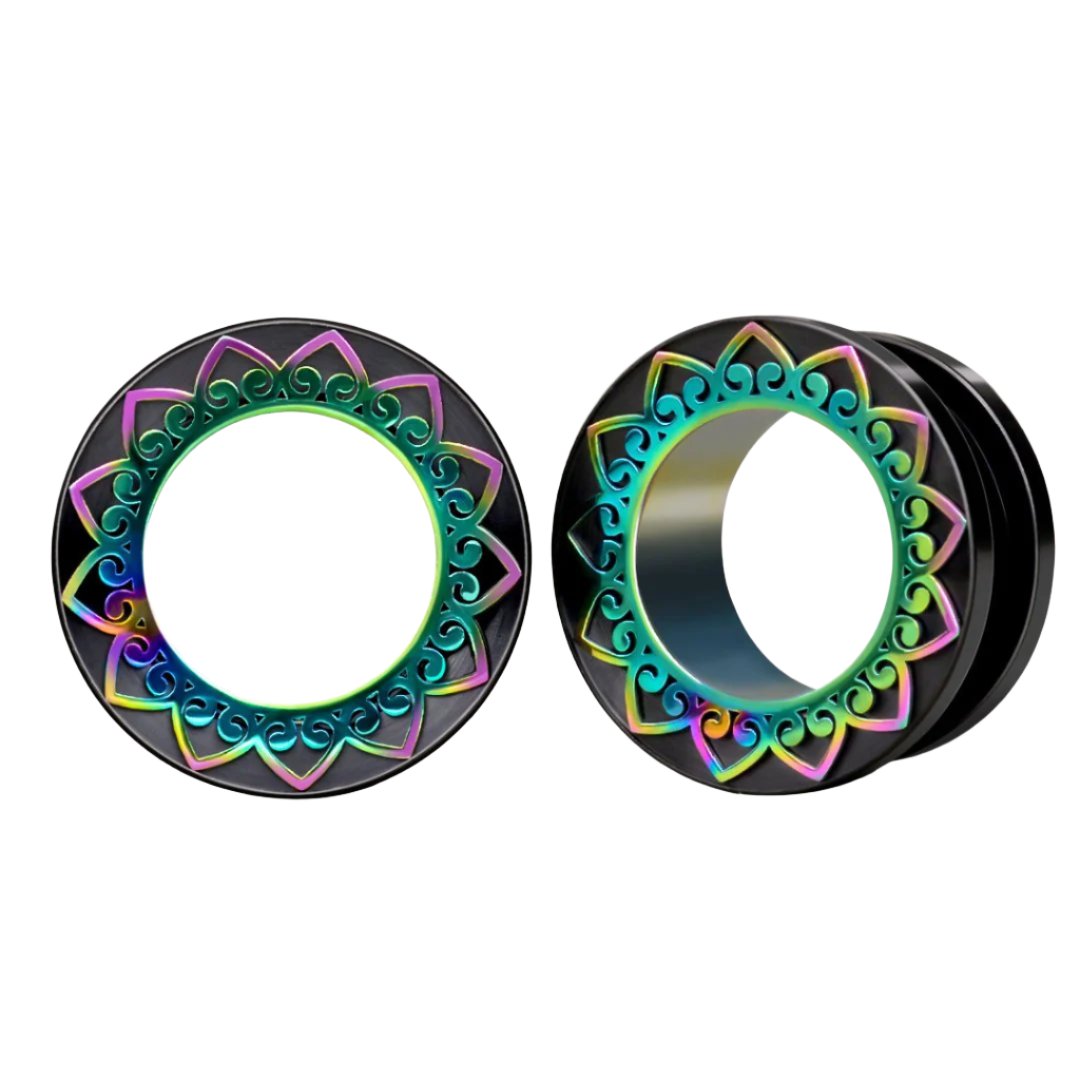 PunkPlugs Petal Rim Ear Tunnels