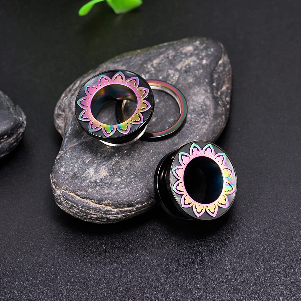 PunkPlugs Petal Rim Ear Tunnels