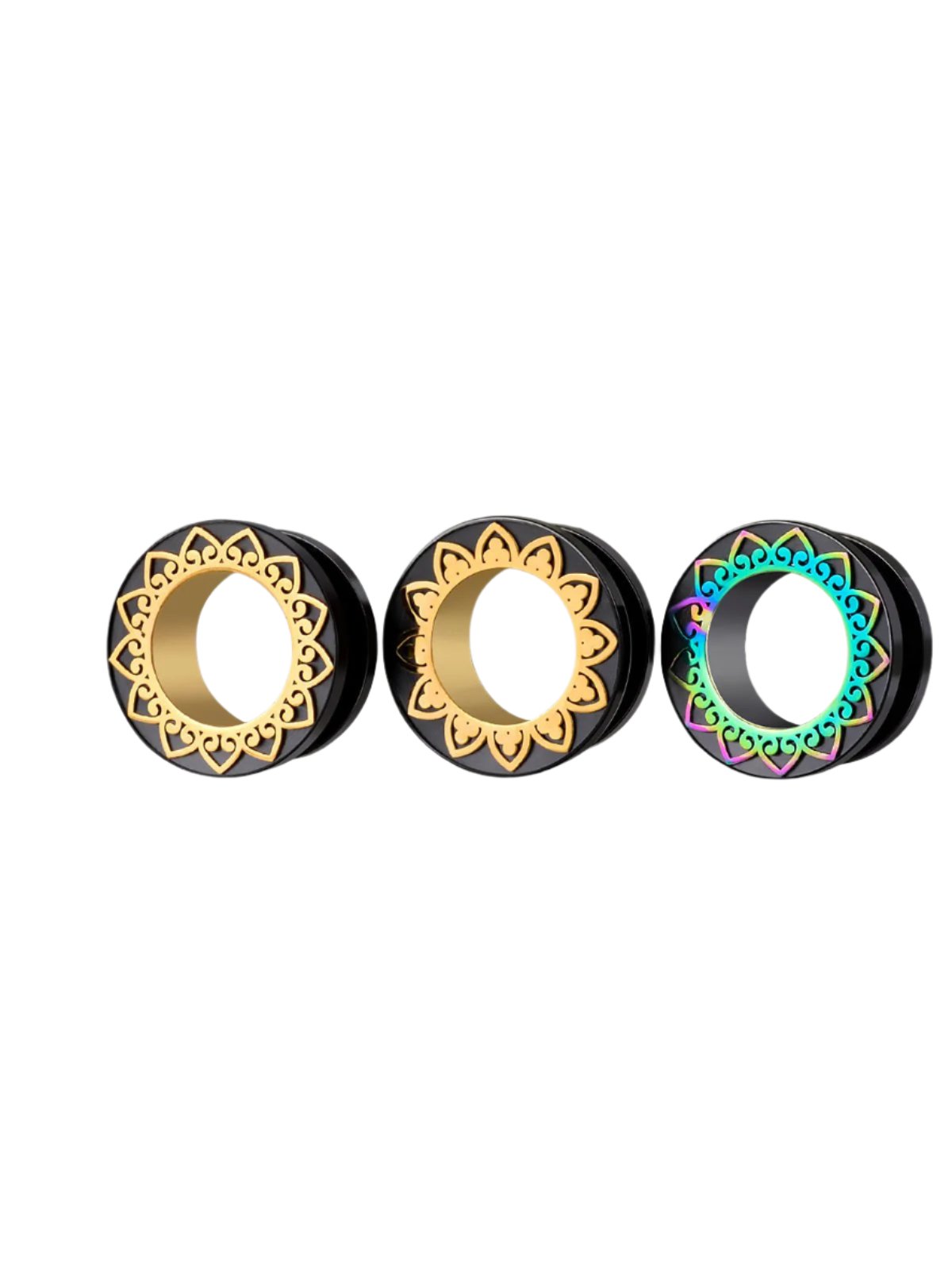 PunkPlugs Petal Rim Ear Tunnels