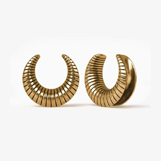 PunkPlugs Ridged Ear Saddles Tunnels