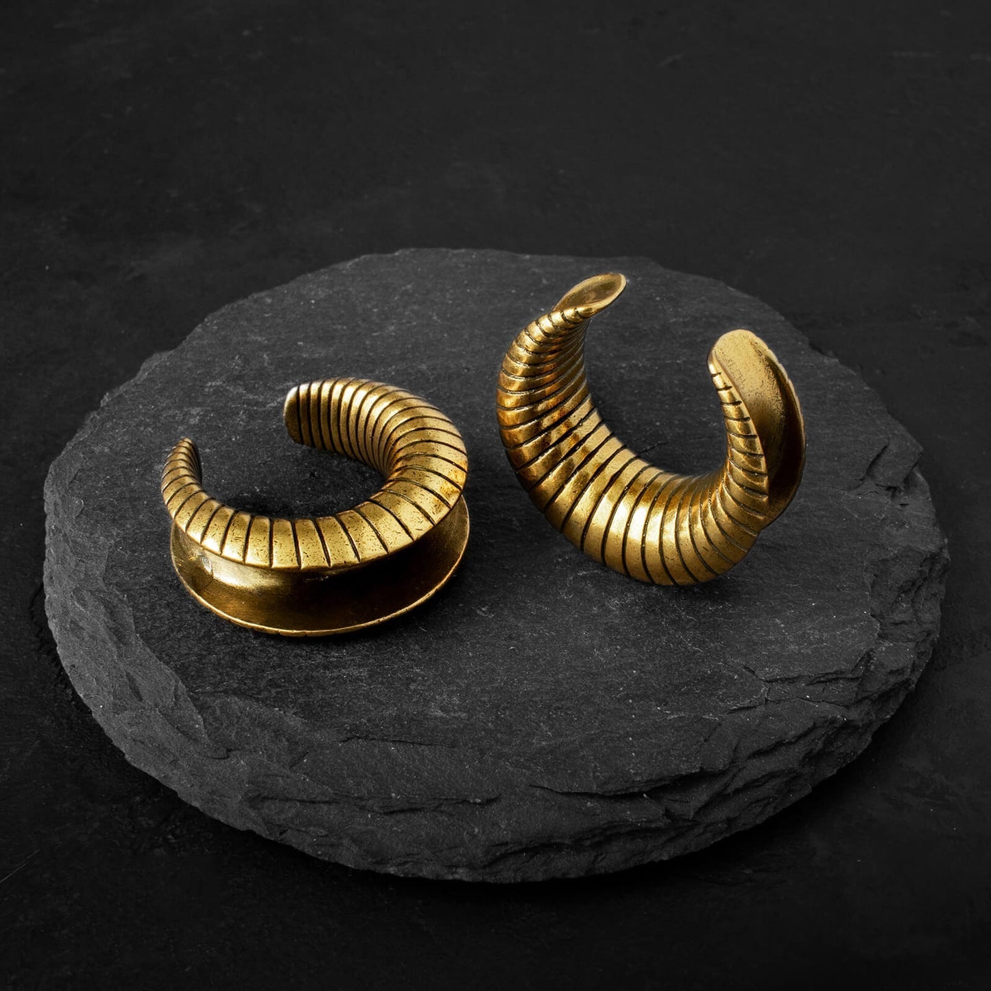 PunkPlugs Ridged Ear Saddles Tunnels