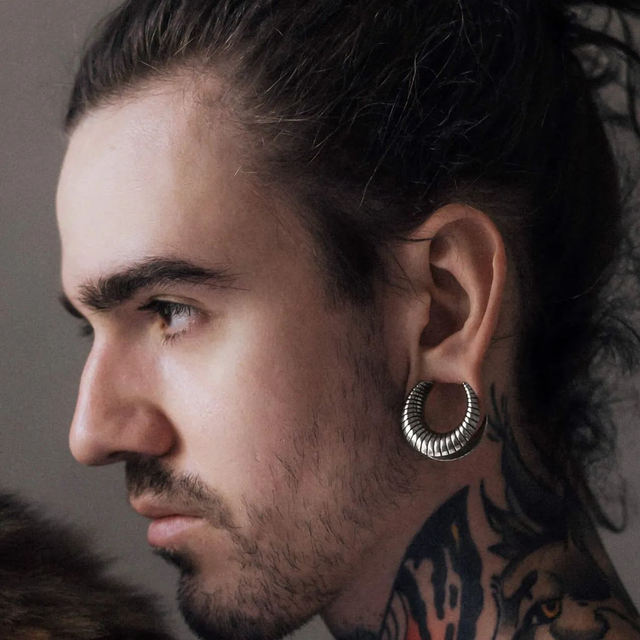 PunkPlugs Ridged Ear Saddles Tunnels