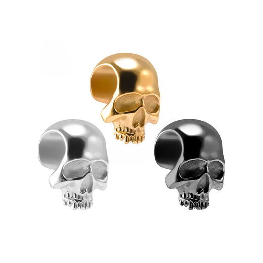 Skull Head Ear Hangers - PunkPlugs