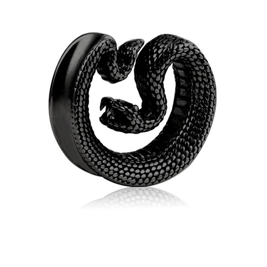 PunkPlugs Snake Steel Ear Tunnels Saddles