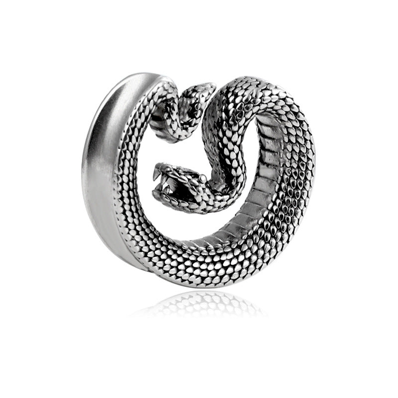 PunkPlugs Snake Steel Ear Tunnels Saddles