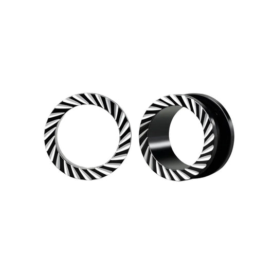 PunkPlugs Spiral Pattern Ear Tunnels
