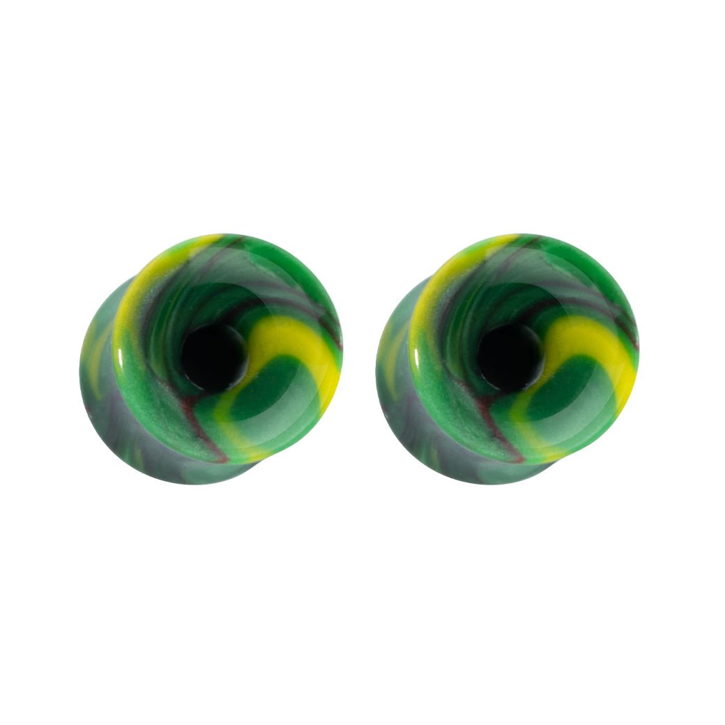 PunkPlugs Tie Dye Swirl Acrylic Ear Tunnels